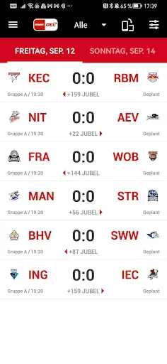 Скриншот 1 — Deutsche Eishockey Liga