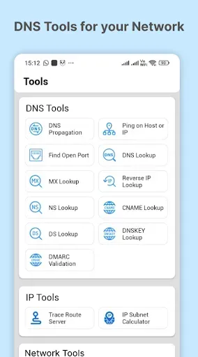 Скриншот 2 — DNS Checker - Сетевой сканер