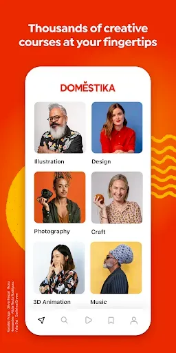 Скриншот 1 — Domestika - Online courses
