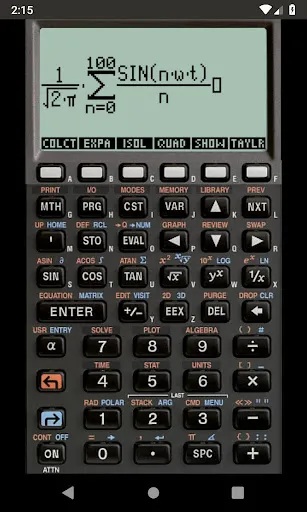 Скриншот 1 — Emu48 for Android