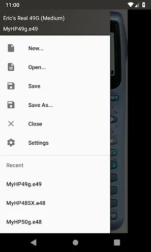 Скриншот 3 — Emu48 for Android