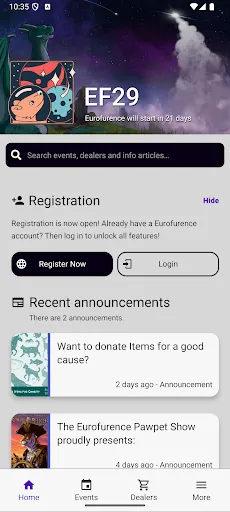 Скриншот 1 — Eurofurence