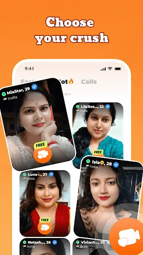 Скриншот 4 — Video Call Desi Girl: YolaLite