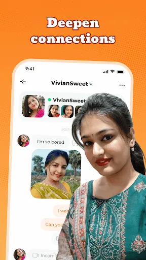 Скриншот 6 — Video Call Desi Girl: YolaLite
