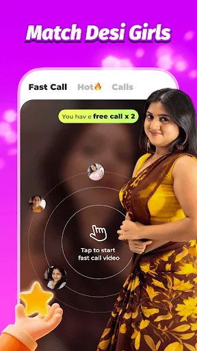 Скриншот 4 — Video Call Desi Girls: YolaPro