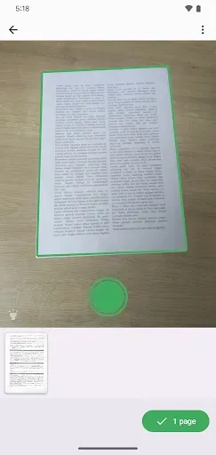 Скриншот 1 — FairScan – Simple PDF Scanner