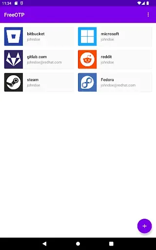 Скриншот 5 — FreeOTP Authenticator