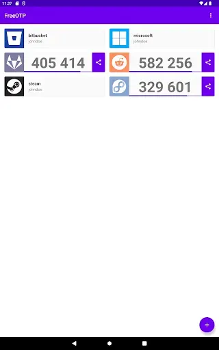Скриншот 8 — FreeOTP Authenticator