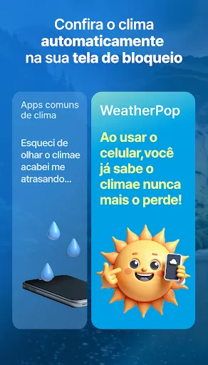 Скриншот 2 — WeatherPop Português (+alarme)