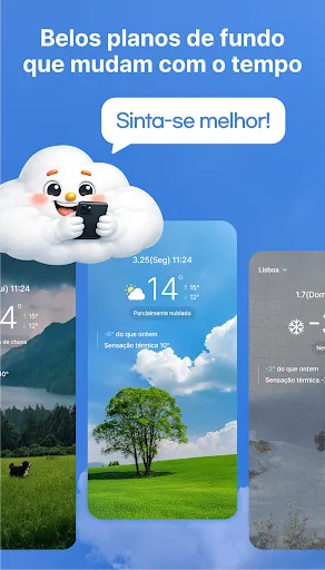 Скриншот 3 — WeatherPop Português (+alarme)