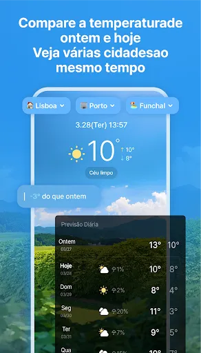 Скриншот 5 — WeatherPop Português (+alarme)