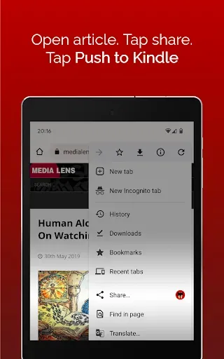 Скриншот 7 — Push to Kindle by Mochi