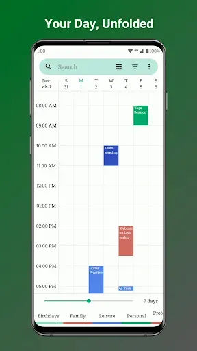 Скриншот 3 — Fossify Calendar