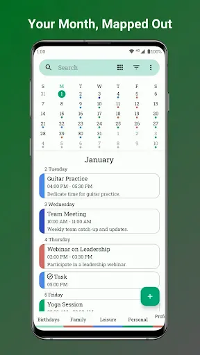 Скриншот 4 — Fossify Calendar