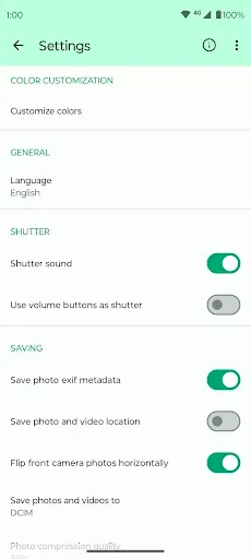 Скриншот 4 — Fossify Camera Beta