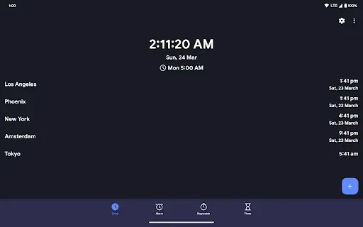 Скриншот 7 — Fossify Clock Beta
