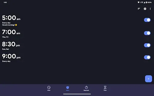 Скриншот 8 — Fossify Clock Beta