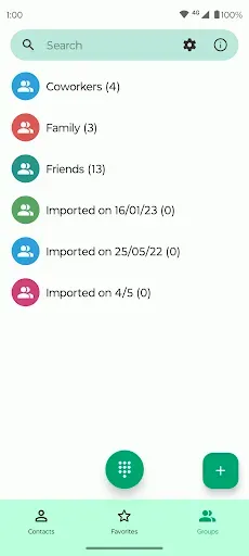 Скриншот 5 — Fossify Contacts