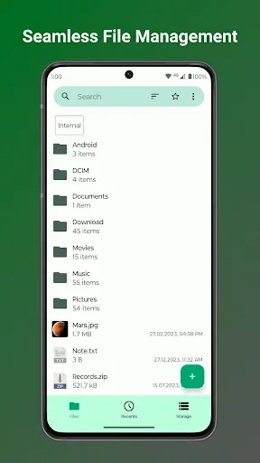 Скриншот 1 — Fossify File Manager