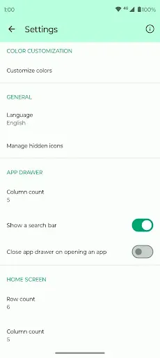 Скриншот 3 — Fossify Launcher Beta