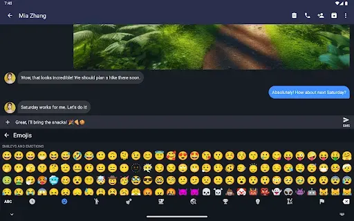 Скриншот 7 — Fossify Keyboard Beta