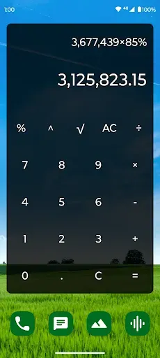 Скриншот 3 — Fossify Calculator Beta