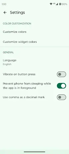Скриншот 4 — Fossify Calculator Beta