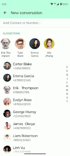 Скриншот 4 — Fossify Messages