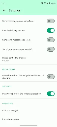 Скриншот 6 — Fossify Messages