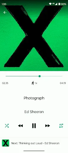 Скриншот 2 — Fossify Music Player