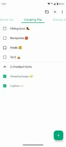 Скриншот 2 — Fossify Notes Beta