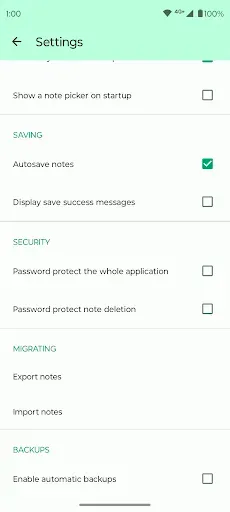 Скриншот 5 — Fossify Notes Beta