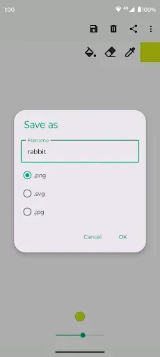 Скриншот 2 — Fossify Paint Beta
