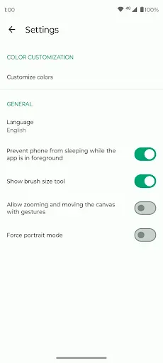 Скриншот 4 — Fossify Paint Beta