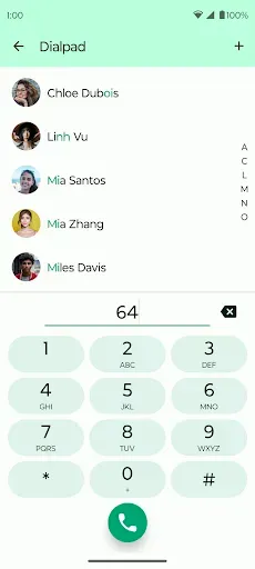 Скриншот 1 — Fossify Phone