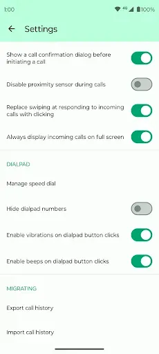 Скриншот 7 — Fossify Phone