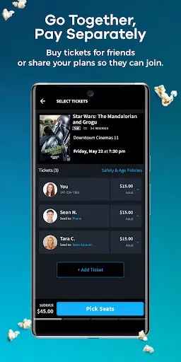 Скриншот 4 — Atom - Movie Tickets & Times