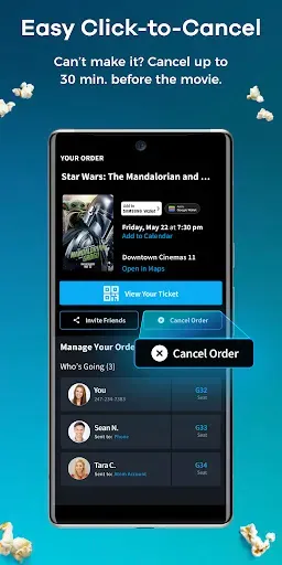 Скриншот 5 — Atom - Movie Tickets & Times