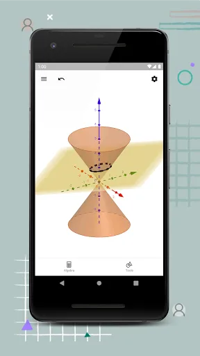 Скриншот 1 — GeoGebra 3D Calculator