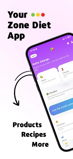 Скриншот 1 — ZoneIt: Simplify Zone Diet