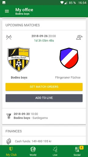 Скриншот 1 — Hattrick Football Manager Game