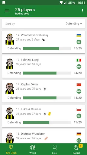 Скриншот 2 — Hattrick Football Manager Game
