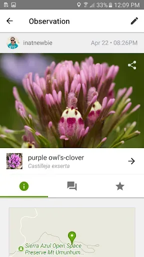 Скриншот 1 — iNaturalist