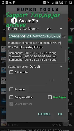 Скриншот 5 — 7Zipper 2.0 – Local and Cloud 