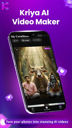Скриншот 2 — Kriya AI - Video Maker