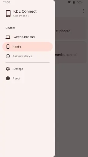 Скриншот 2 — KDE Connect
