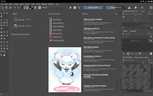 Скриншот 2 — Krita