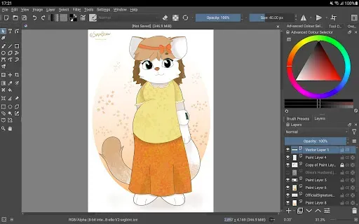 Скриншот 6 — Krita