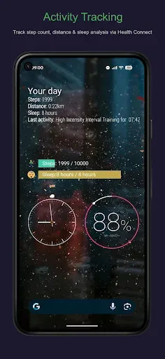 Скриншот 1 — KWGT Kustom Widget Maker