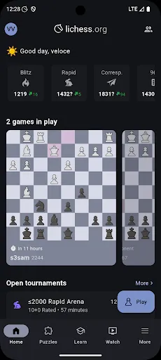 Скриншот 1 — Lichess